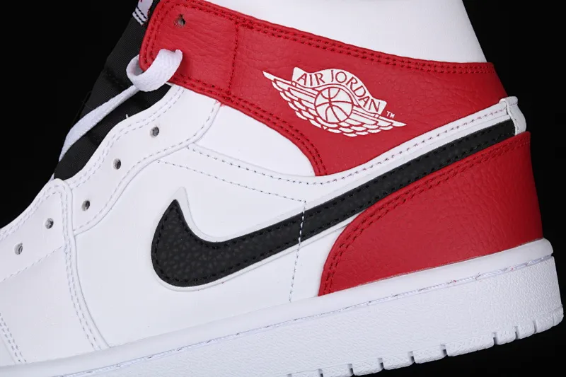 All categories Air Jordan Jordan series basketball shoes Air Jordan 1 Mid Air Jordan 1 Mid AJ1 Joe 1 "Little Chicago" basketball shoes full toe layer authentic 554724-116